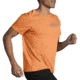 Brooks Distance Short Sleeve 2.0 - Mens, Live Wire/Miles of Fun, XS, 211453834.020