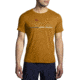Brooks Distance Short Sleeve 2.0 - Mens, Ochre/BR Mountain Run, S, 211453236.025