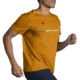 Brooks Distance Short Sleeve 2.0 - Mens, Ochre/BR Mountain Run, S, 211453236.025