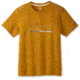 Brooks Distance Short Sleeve 2.0 - Mens, Ochre/BR Mountain Run, S, 211453236.025