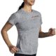 Brooks Distance Short Sleeve 2.0 - Womens, Htr Ash/Brooks Multi, XXL, 221614029.045