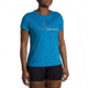 Brooks Distance Short Sleeve 2.0 - Womens, Pacific/BR Mountain Run, XS, 221614487.020