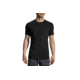 Brooks Distance Short Sleeve Running Shirt - Mens, Black/Black Static, Large, 211213087.035