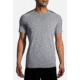 Brooks Distance Short Sleeve Running Shirt - Mens, Heather Ash/Asphalt, Large, 211213024.035