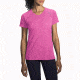 Brooks Distance Short Sleeve Running Shirt - Women's-Heather Petal-Medium