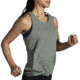 Brooks Distance Tank 2.0 - Womens, Dark Pebble, M, 221606356.030