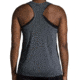 Brooks Distance Tank 2.0 - Womens, Htr Asphalt/Run Lucky, L, 221606040.035