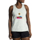Brooks Distance Tank 2.0 - Womens, Mist/Ochre/Sunrise Scenic, S, 221606325.025