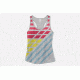 Brooks Distance Women's Tank, Heather Sterling/Multi Track, 2XL 221260-Heather Sterling/Multi Track-XXL
