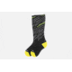 Brooks Fanatic Compression Sock, Black/Nightlife, Black/Nightlife, Large 741546-Black/Nightlife-L