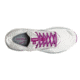 Brooks Ghost 12 Road Running Shoe - Womens, White/Grey/Hollyhock, Medium, 5.0, 1203051B186.050
