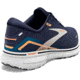 Brooks Ghost 15 Running Shoes - Mens, Wide, Peacoat/Blue/Orange Pop, 9.0, 1103932E439.090