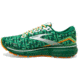 Brooks Ghost 15 Running Shoes - Womens, Medium, Green/White/Orange, 10.5, 1203801B371.105