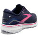 Brooks Ghost 15 Running Shoes - Womens, Medium, Peacoat/Blue/Pink, 8.0, 1203801B460.080
