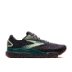Brooks Ghost 16 Road Running Shoes - Mens, Blackened Pearl/June Bug/Green, 10, 1104181D038.100