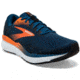 Brooks Ghost 16 Running Shoes - Mens, Blue Opal/Black/Nasturtium, 8.5, 1104181D474.085
