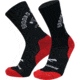 Brooks Ghost Crew Sock, Black/Nightlife/Red, XL, 280495014.040