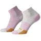Brooks Ghost Lite Quarter 2-Pack Sock, Quartz/White &amp; White/Quartz, XL, 280497654.040