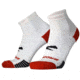 Brooks Ghost Lite Quarter 2-Pack Sock, White/Clay &amp; Clay/Lt Peak, M, 280497172.030