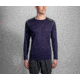 Brooks Ghost Long Sleeve - Mens, Navy/Nightlife, Extra Large, 211132410.040