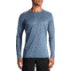 Brooks Ghost Long Sleeve Running Top - Mens, Heather Tide, L, 211132432.035