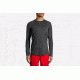 Brooks Ghost Men's Running Long Sleeve Shirt, Heather Black, Extra Large 211132-Heather Black-XL