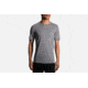 Brooks Ghost Men's Short Sleeve Shirt, Heather Asphalt, Extra Large 211133-Heather Asphalt-XL