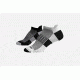 Brooks Ghost Midweight Running Socks, Pack of 2, Black/Oxford&amp;White/Black, Large 741543-Black/Oxford&amp;white/black-L