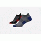Brooks Ghost Midweight Running Socks, Pack of 2, Black/RedHeather Grey/Marathon, Large 741543-Black/RedHeather Grey/Marathon-L