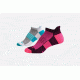 Brooks Ghost Midweight Running Socks, Pack of 2, Currant/Brite Pink + Oxford/Te, Medium 741543-Currant/Brite Pink + Oxford/Te-M
