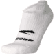 Brooks Ghost No Show Sock, White, S, 280498100.025