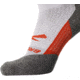 Brooks Ghost Quarter Sock, Light Pikes Peak/Red Clay, M, 280499094.030