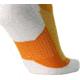 Brooks Ghost Quarter Sock, Sun Glow/Marigold/White, XL, 280499824.040