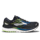 Brooks Glycerin 15 Men's Road Running Shoe, Black/Electric Brooks Blue/Green Gecko, 110258 012