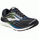 Brooks Glycerin 15 Road Running Shoe - Men's-Black/Electric Blue/Green-Medium-9.5