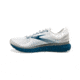 Brooks Glycerin 18 Road Running Shoe - Mens, White/Grey/Poseidon, 11.5D, 1103291D178.115