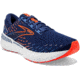 Brooks Glycerin GTS 20 Running Shoes - Mens, Wide, Blue Depths/Palace Blue/Orange, 9.5, 1103832E444.095