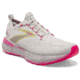 Brooks Glycerin StealthFit GTS 20 Running Shoes - Womens, Medium, Grey/Yellow/Pink, 9.5, 1203711B067.095