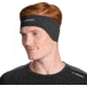 Brooks Greenlight Running Headband, Black/Asphalt Stripe, One Size Fits Most, 280375063.010