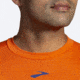 Brooks High Point Short Sleeve T-Shirt - Mens, Bright Orange, Medium, 211475836.030