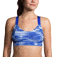 Brooks Hot Shot Sports Bra, Market Deco/Navy, Small, 300628474.025