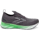 Brooks Levitate StealthFit 6 Running Shoes - Mens, Blackened Pearl/Green/White, 7.0, 1103971D323.070