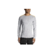 Brooks Mens Distance Long Sleeve Running Shirt, Heather Sterling/Heather Finch