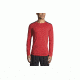 Brooks Men's Distance Long Sleeve Running Shirt, Robin/Heather Black