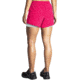 Brooks Moment 5in 2-in-1 Short - Womens, Hyper Pink/Cool Mint, M, 221583631.030