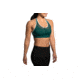 Brooks Moving Comfort FastForward Zip Bra - Womens, Forest/Mint, L, 300637325.035