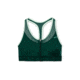 Brooks Moving Comfort FastForward Zip Bra - Womens, Forest/Mint, L, 300637325.035