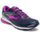 Brooks Ravenna 8 Road Running Shoe - Women's-Peacoat/Purple/Coral-Medium-6