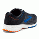 Brooks Ravenna 9 Men's Road Running Shoe, Ebony/Blue/Orange, 110280 025