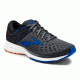 Brooks Ravenna 9 Men's Road Running Shoe, Ebony/Blue/Orange, 110280 025